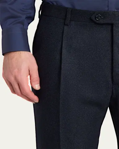 Brioni Wool Mid-Rise Straight-Leg Tailored Pants | Thumbnail 5 Brioni Wool Mid-Rise Straight-Leg Tailored Pants | Thumbnail 5