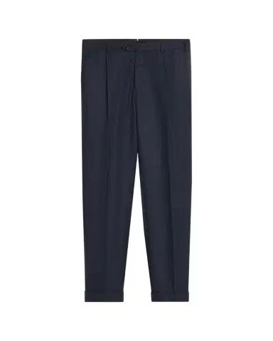 Brioni Wool Mid-Rise Straight-Leg Tailored Pants | Thumbnail 1 Brioni Wool Mid-Rise Straight-Leg Tailored Pants | Thumbnail 1