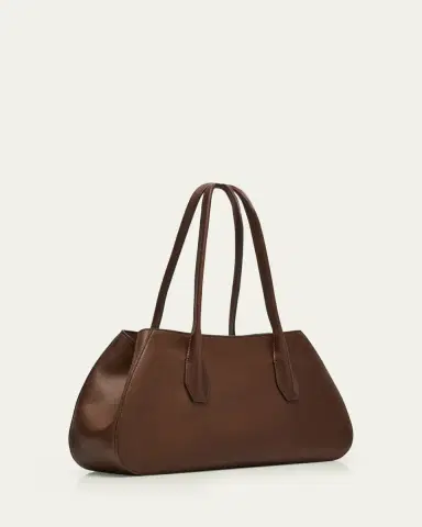 THE ROW Alger Geometric Shoulder Bag in Smooth Leather | Thumbnail 3 THE ROW Alger Geometric Shoulder Bag in Smooth Leather | Thumbnail 3