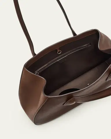 THE ROW Alger Geometric Shoulder Bag in Smooth Leather | Thumbnail 4 THE ROW Alger Geometric Shoulder Bag in Smooth Leather | Thumbnail 4