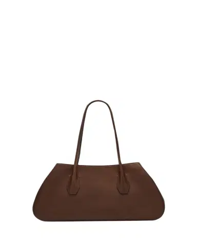 THE ROW Alger Geometric Shoulder Bag in Smooth Leather | Thumbnail 1 THE ROW Alger Geometric Shoulder Bag in Smooth Leather | Thumbnail 1
