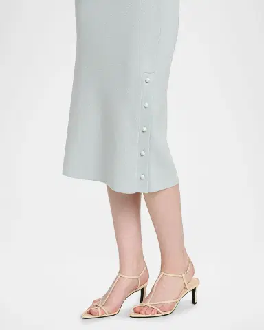 Jil Sander Button-Hem Wool Knit Midi Skirt | Thumbnail 11 Jil Sander Button-Hem Wool Knit Midi Skirt | Thumbnail 11