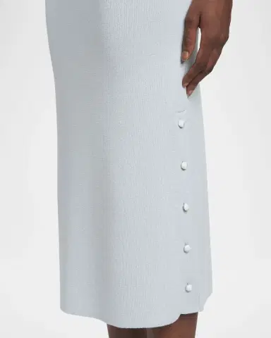Jil Sander Button-Hem Wool Knit Midi Skirt | Thumbnail 9 Jil Sander Button-Hem Wool Knit Midi Skirt | Thumbnail 9