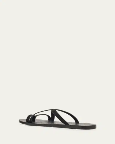 Tom Ford Men's Alfred Suede & Leather Toe-Ring Sandals | Thumbnail 4 Tom Ford Men's Alfred Suede & Leather Toe-Ring Sandals | Thumbnail 4