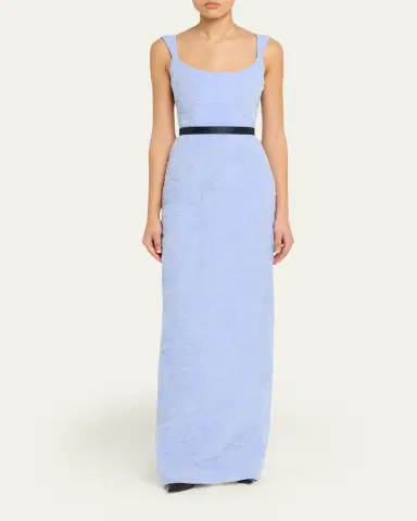 Markarian Robin Floral Cloque Gown | Thumbnail 2 Markarian Robin Floral Cloque Gown | Thumbnail 2