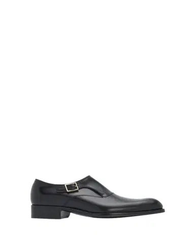 Tom Ford Men's Edgar Burnished Leather Monk-Strap Loafers | Thumbnail 1 Tom Ford Men's Edgar Burnished Leather Monk-Strap Loafers | Thumbnail 1