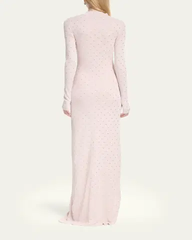 Altuzarra Kaplan Embellished Jersey Mock-Neck Maxi Dress | Thumbnail 3 Altuzarra Kaplan Embellished Jersey Mock-Neck Maxi Dress | Thumbnail 3