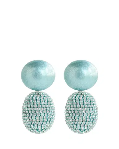 Saulé Selena Clip-On Earrings in Azure Dream | Thumbnail 1 Saulé Selena Clip-On Earrings in Azure Dream | Thumbnail 1