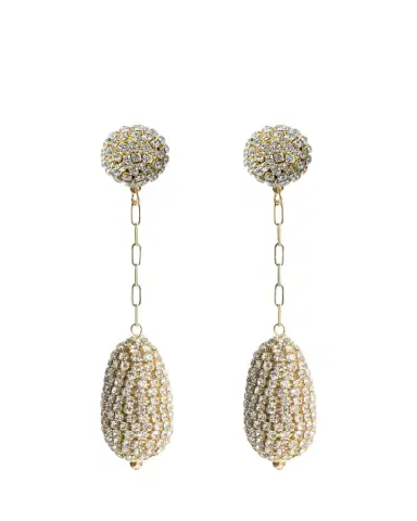 Saulé Marcelle Short Drop Earrings in Gold | Thumbnail 1 Saulé Marcelle Short Drop Earrings in Gold | Thumbnail 1