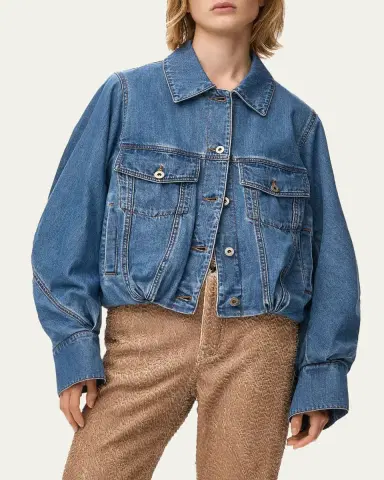 Loewe Oversized Denim Balloon Jacket | Thumbnail 4 Loewe Oversized Denim Balloon Jacket | Thumbnail 4