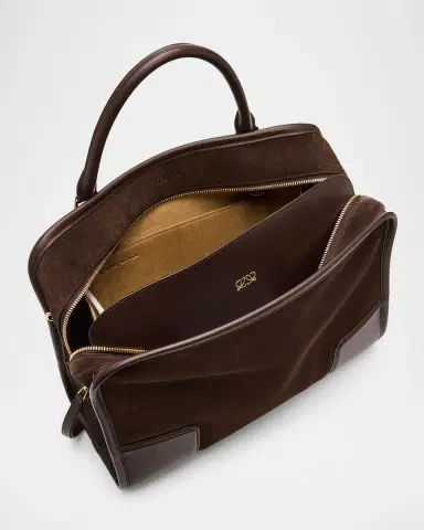 Loewe Amazona 180 Large Top-Handle Bag in Suede | Thumbnail 8 Loewe Amazona 180 Large Top-Handle Bag in Suede | Thumbnail 8