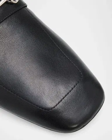 Gucci Men's Edgar Leather Bit Loafers with Foldable Heel | Thumbnail 9 Gucci Men's Edgar Leather Bit Loafers with Foldable Heel | Thumbnail 9