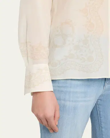 Kobi Halperin Serena Floral-Print Silk Blouse | Thumbnail 5 Kobi Halperin Serena Floral-Print Silk Blouse | Thumbnail 5