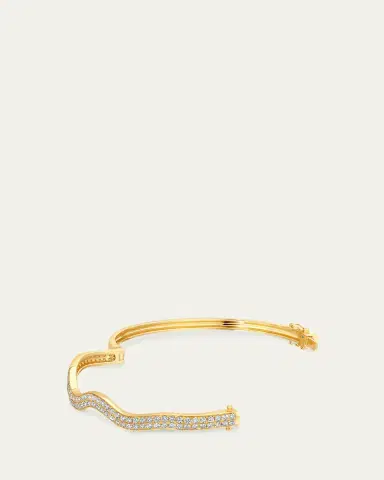 Graziela Gems 18K Rio Diamond Double Bangle Bracelet | Thumbnail 4 Graziela Gems 18K Rio Diamond Double Bangle Bracelet | Thumbnail 4