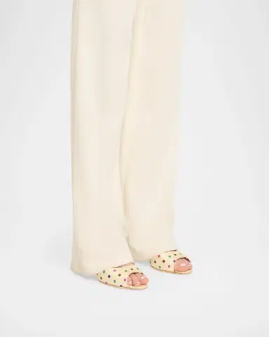Manolo Blahnik 50mm Jadaron Polka-Dot Twill Mules | Thumbnail 6 Manolo Blahnik 50mm Jadaron Polka-Dot Twill Mules | Thumbnail 6