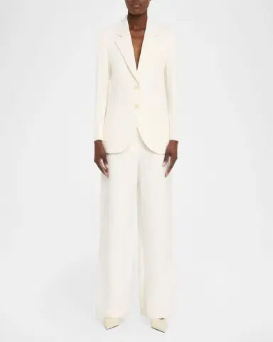 Victoria Beckham Patch-Pocket Single-Breasted Jacket | Thumbnail 6 Victoria Beckham Patch-Pocket Single-Breasted Jacket | Thumbnail 6