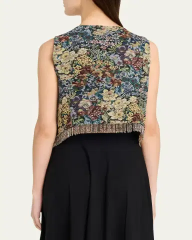 Kobi Halperin Hazel Tapestry Beaded Vest | Thumbnail 3 Kobi Halperin Hazel Tapestry Beaded Vest | Thumbnail 3