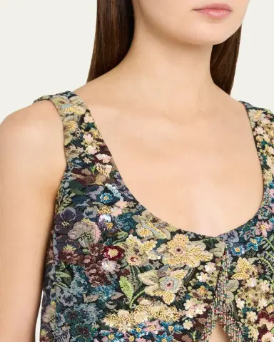 Kobi Halperin Hazel Tapestry Beaded Vest | Thumbnail 5 Kobi Halperin Hazel Tapestry Beaded Vest | Thumbnail 5