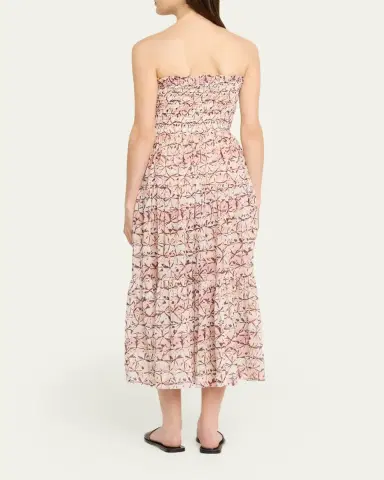 Ulla Johnson Luca Coverup Midi Dress | Thumbnail 3 Ulla Johnson Luca Coverup Midi Dress | Thumbnail 3