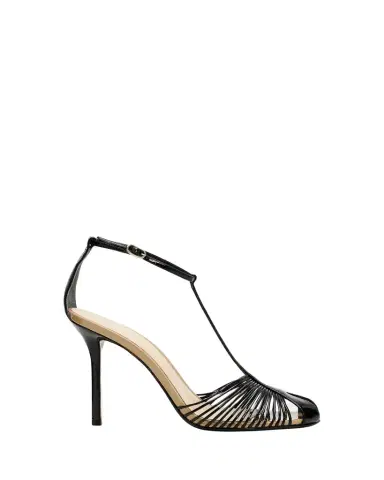 Alexandre Birman 100mm Serena Leather T-Strap Sandals | Thumbnail 1 Alexandre Birman 100mm Serena Leather T-Strap Sandals | Thumbnail 1