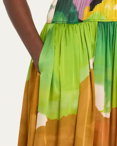 Ulla Johnson x Helen Frankenthaler Boheme Silk-Chiffon Gown | Thumbnail 5 Ulla Johnson x Helen Frankenthaler Boheme Silk-Chiffon Gown | Thumbnail 5