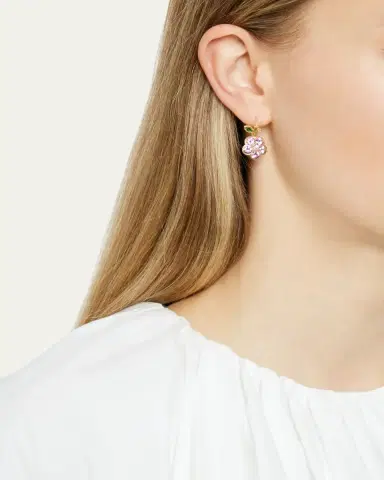 Paul Morelli 18k Gold Wild Child Pink Sapphire Drop Earrings | Thumbnail 2 Paul Morelli 18k Gold Wild Child Pink Sapphire Drop Earrings | Thumbnail 2