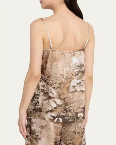 Kobi Halperin Gwen Sleeveless Botanical-Print Blouse | Thumbnail 3 Kobi Halperin Gwen Sleeveless Botanical-Print Blouse | Thumbnail 3