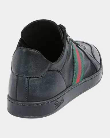 Gucci Men's Coda Leather Low-Top Sneakers | Thumbnail 6 Gucci Men's Coda Leather Low-Top Sneakers | Thumbnail 6