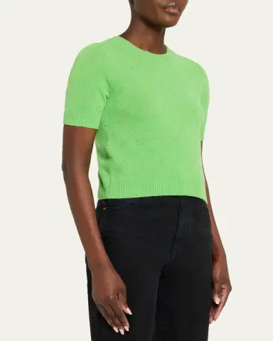 Guest in Residence Compass Cashmere Sweater Tee | Thumbnail 4 Guest in Residence Compass Cashmere Sweater Tee | Thumbnail 4