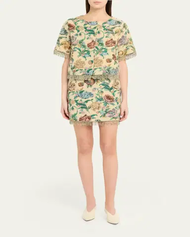Kobi Halperin Carson Floral Cotton-Blend Jacket | Thumbnail 2 Kobi Halperin Carson Floral Cotton-Blend Jacket | Thumbnail 2