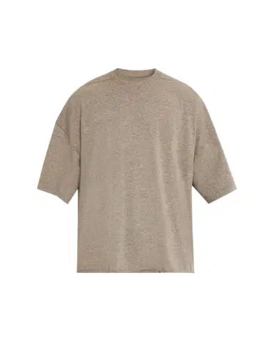 DRKSHDW RICK OWENS Men's Oversized Raw-Edge Crewneck T-Shirt | Thumbnail 1 DRKSHDW RICK OWENS Men's Oversized Raw-Edge Crewneck T-Shirt | Thumbnail 1