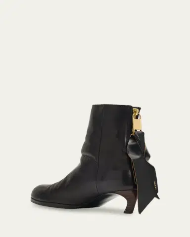 Sacai Puller Leather Ankle Booties | Thumbnail 4 Sacai Puller Leather Ankle Booties | Thumbnail 4