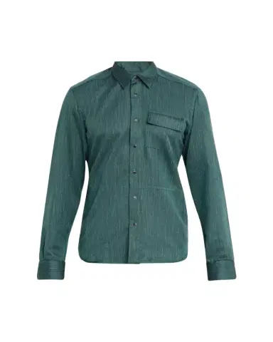 Kiton Men's Cashmere, Wool and Silk Snap-Placket Shirt | Thumbnail 1 Kiton Men's Cashmere, Wool and Silk Snap-Placket Shirt | Thumbnail 1