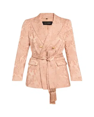 Kobi Halperin Nia Double-Breasted Jacquard Jacket | Thumbnail 1 Kobi Halperin Nia Double-Breasted Jacquard Jacket | Thumbnail 1