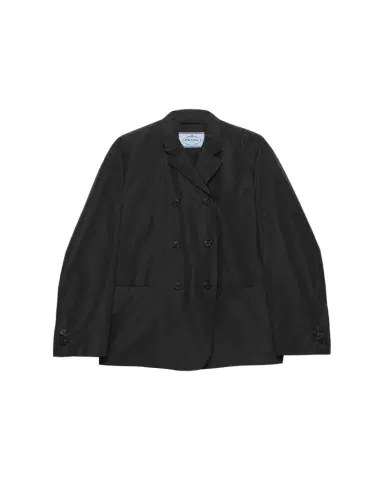 Prada Silk Taffeta Double-Breasted Jacket | Thumbnail 1 Prada Silk Taffeta Double-Breasted Jacket | Thumbnail 1