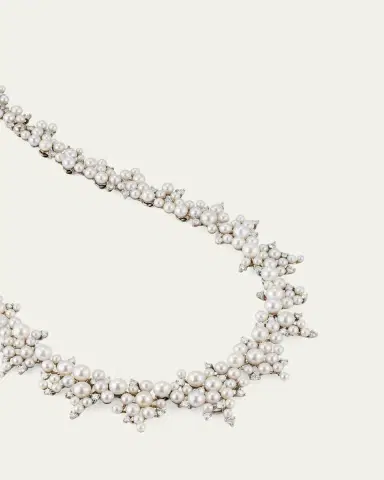 Paul Morelli Lagrange 18k White Gold Pearl and Diamond Necklace | Thumbnail 3 Paul Morelli Lagrange 18k White Gold Pearl and Diamond Necklace | Thumbnail 3