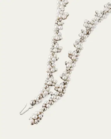 Paul Morelli Lagrange 18k White Gold Pearl and Diamond Necklace | Thumbnail 4 Paul Morelli Lagrange 18k White Gold Pearl and Diamond Necklace | Thumbnail 4