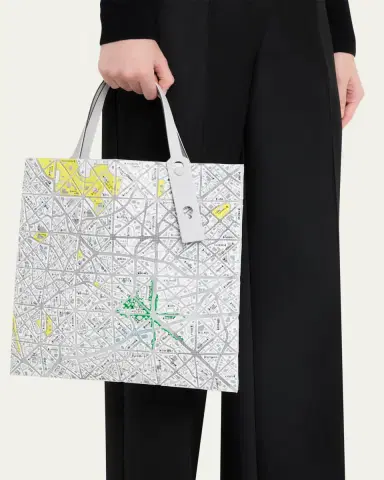 Bao Bao Issey Miyake Geometric Printed Map Tote Bag | Thumbnail 2 Bao Bao Issey Miyake Geometric Printed Map Tote Bag | Thumbnail 2