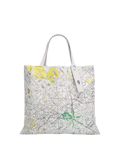 Bao Bao Issey Miyake Geometric Printed Map Tote Bag | Thumbnail 1 Bao Bao Issey Miyake Geometric Printed Map Tote Bag | Thumbnail 1