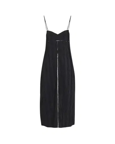 SIMKHAI Leah Textured Sleeveless Midi Dress | Thumbnail 1 SIMKHAI Leah Textured Sleeveless Midi Dress | Thumbnail 1