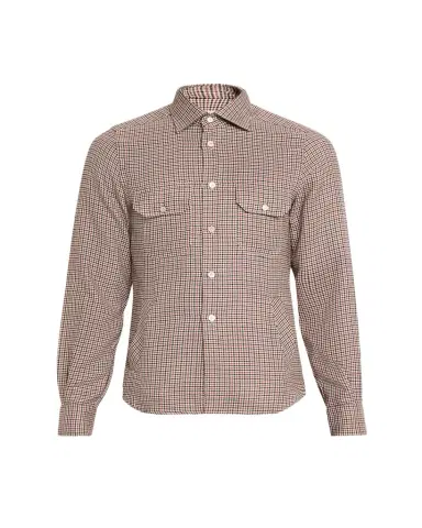 Kiton Men's Cashmere, Silk and Linen Flap-Pocket Overshirt | Thumbnail 1 Kiton Men's Cashmere, Silk and Linen Flap-Pocket Overshirt | Thumbnail 1