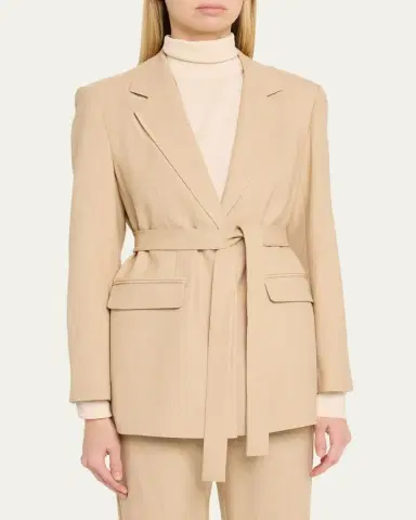 Kobi Halperin Kyla Belted Single-Breasted Jacket | Thumbnail 4 Kobi Halperin Kyla Belted Single-Breasted Jacket | Thumbnail 4