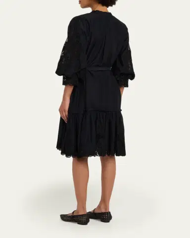 Kobi Halperin Erica Embroidered Flounce Dress | Thumbnail 3 Kobi Halperin Erica Embroidered Flounce Dress | Thumbnail 3