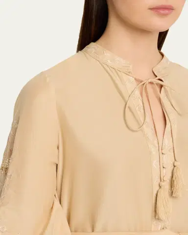 Kobi Halperin Erica Embroidered Flounce Dress | Thumbnail 9 Kobi Halperin Erica Embroidered Flounce Dress | Thumbnail 9