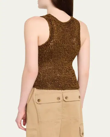 A.L.C. Nelly Open Knit Tank Top | Thumbnail 3 A.L.C. Nelly Open Knit Tank Top | Thumbnail 3