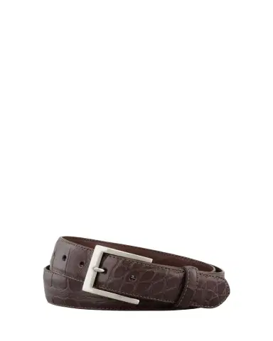 W. Kleinberg Matte Alligator Belt with Interchangeable Buckles | Thumbnail 1 W. Kleinberg Matte Alligator Belt with Interchangeable Buckles | Thumbnail 1