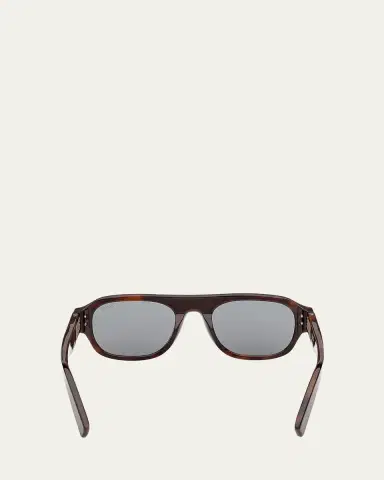 Zegna 52mm Acetate Round Sunglasses | Thumbnail 3 Zegna 52mm Acetate Round Sunglasses | Thumbnail 3