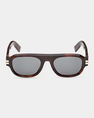 Zegna 52mm Acetate Round Sunglasses | Thumbnail 5 Zegna 52mm Acetate Round Sunglasses | Thumbnail 5