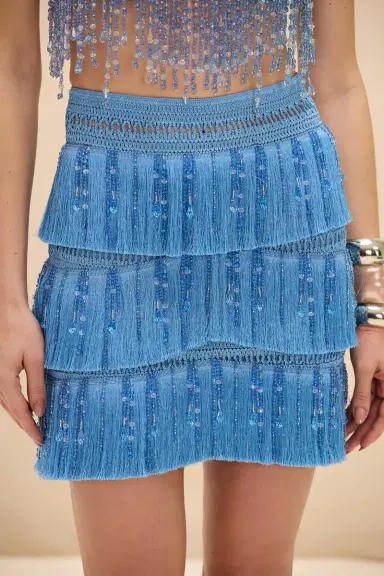 PatBo CLARA FRINGE MINI SKIRT | Thumbnail 3 PatBo CLARA FRINGE MINI SKIRT | Thumbnail 3