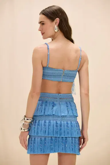 PatBo CLARA FRINGE MINI SKIRT | Thumbnail 4 PatBo CLARA FRINGE MINI SKIRT | Thumbnail 4